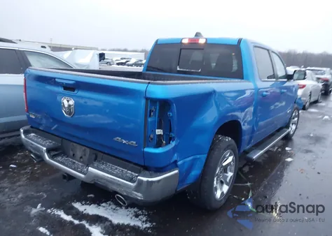 2021 Ram 1500 Big Horn 4X4 5'7 Box z USA, uszkodzony, nr VIN 1C6SRFFT6MN777642